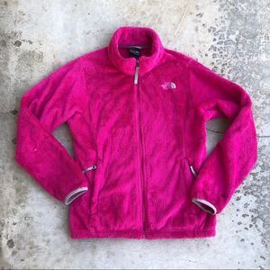 The North Face full zip fleece jacket pink 14